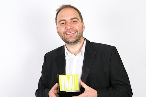 John Lyle with Drum Marketing Award Grand Prix for BeWILDerwood