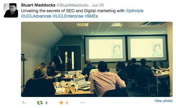 Brand, social media and SEO at UCL London