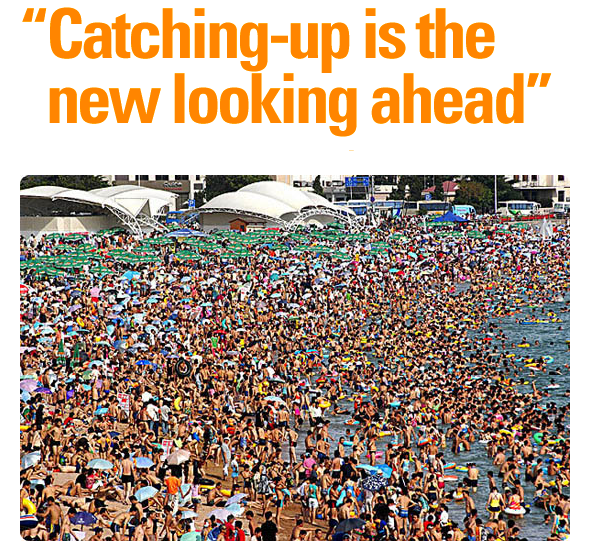 Catching up, whilst on the beach - From trendwatching Catching up, whilst on the beach