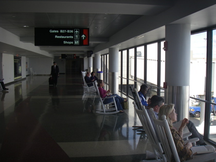 Airports, laid back Boston style