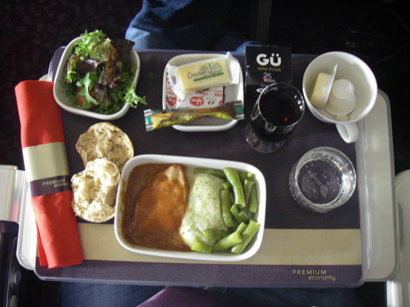 Airplane food - Virgin style