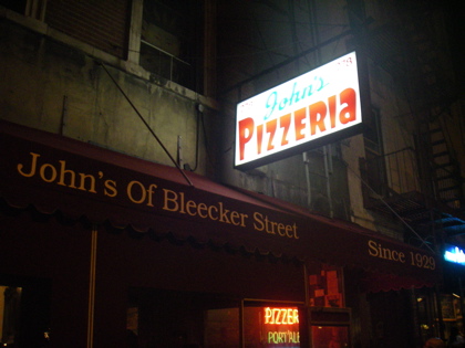John's Pizzeria of Bleacker Street