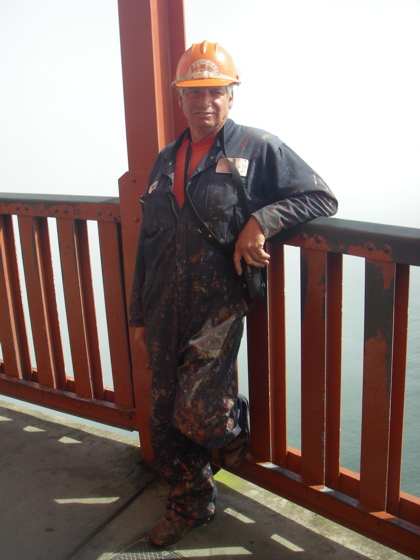 Michael - One of 38 Golden Gate Bridge painters Michael - One of 38 Golden Gate Bridge painters