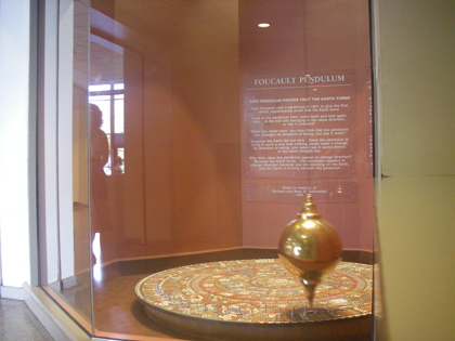 The Foucault Pendulum at the Museum of Science, Boston