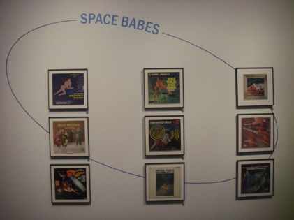 The Space Babes Album cover display of 50's pop art