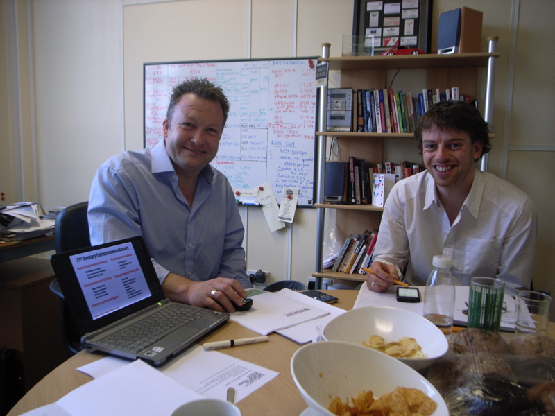 I've done an MBA - Andy, Jonny, crisps and lots of clever thinking in an afternoon MBA