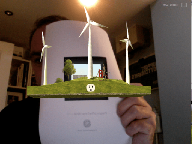 My very own GE wind farm created in my very own office - amazing