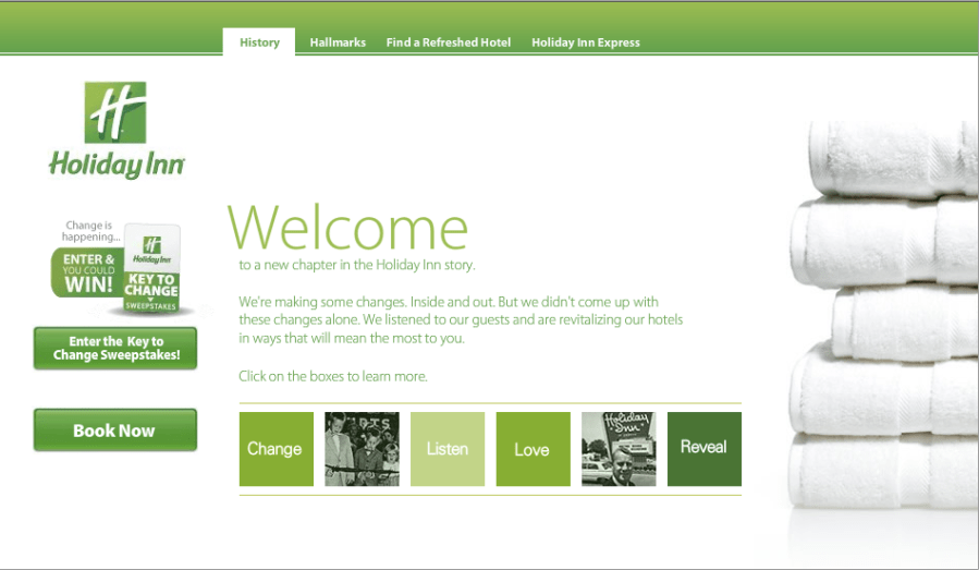 Holiday Inn rebrand - A rebrand borne out of listening to customers