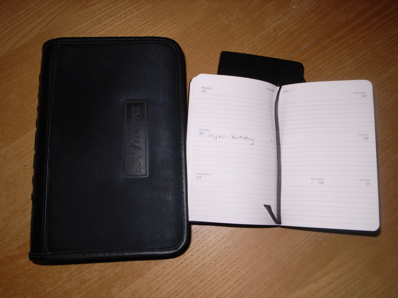 The end of an era as my Filofax is replaced by a Moleskine diary The end of an era as my Filofax is replaced by a Moleskine diary