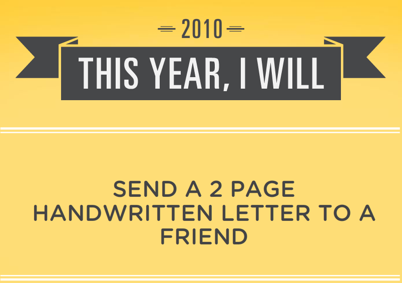 The amazing wisdom of a new years resolution generator