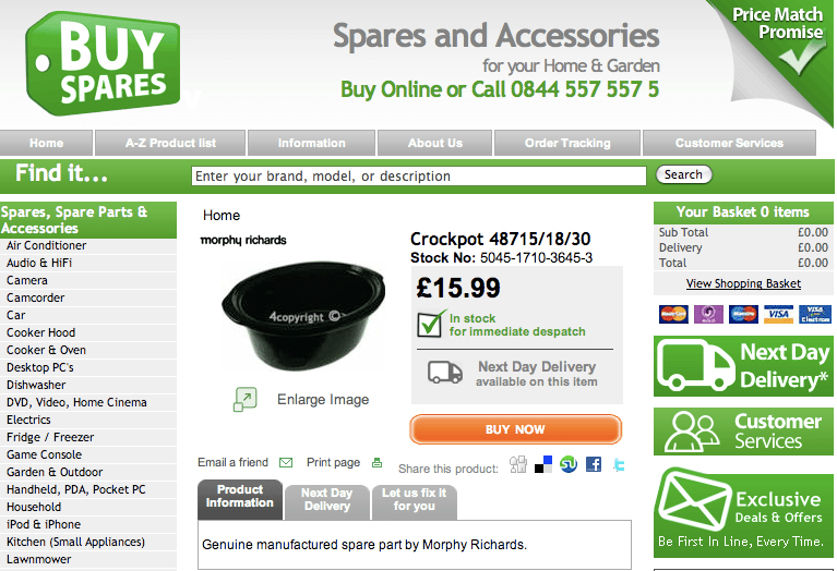 Getting closer. This part only costs a bit more than a whole new unit