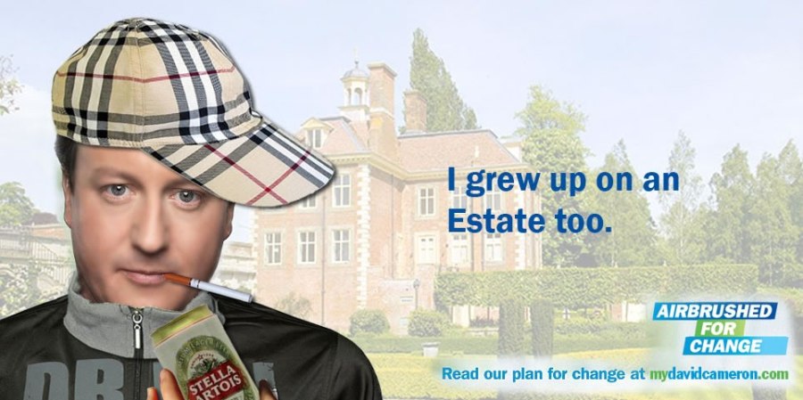 David Cameron - grew up on an estate David Cameron - grew up on an estate
