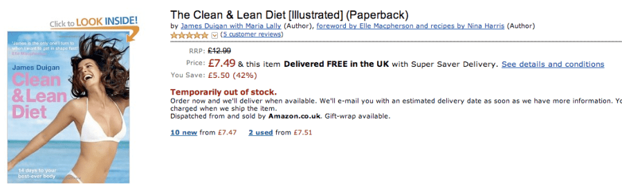 The Clean and Lean Diet 14 Days to Your Best-ever Body from Amazon.co.uk The Clean and Lean Diet 14 Days to Your Best-ever Body from Amazon.co.uk