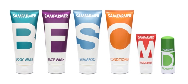 Sam Farmer grooming products