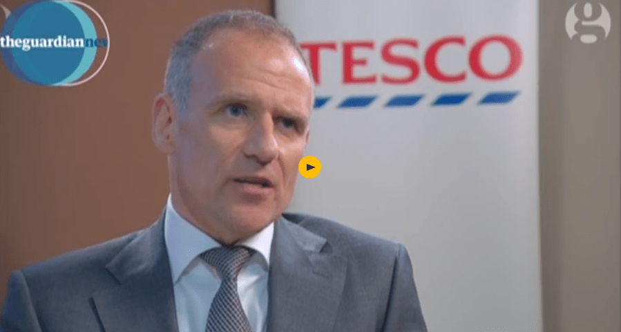 Dave Lewis, Tesco chief executive