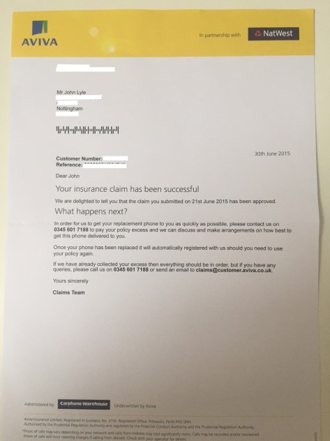 Aviva insurance agree to pay out on a claim they should have done in the first place