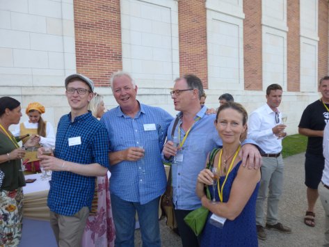 A few relaxing drinks after with the TEA party