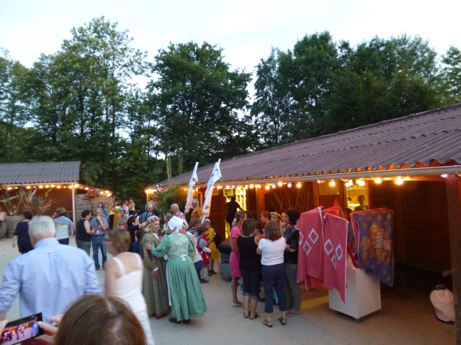 And inside one of the five cast villages for the huge Cinescenie production at Puy du Fou