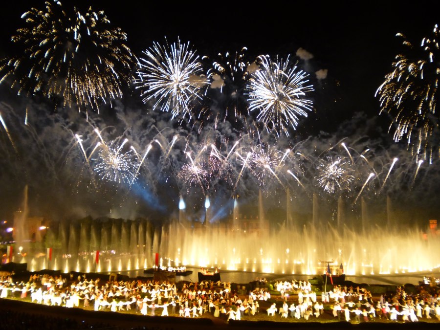 More of the Cinescenie fireworks at Puy du Fou