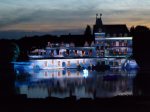 The castle is transformed by light at Cinescenie at Puy du Fou