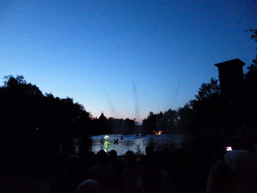 The first night show, amazing to see but hard to photograph at Puy du Fou