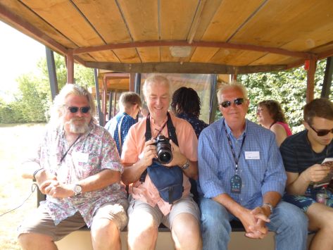 The Land Train that takes you around the park