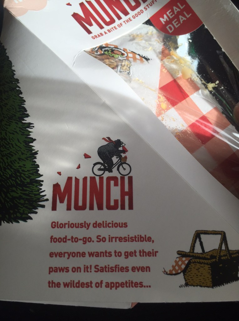 WH Smith Munch Sandwiches with a brand statement that is totally fabricated