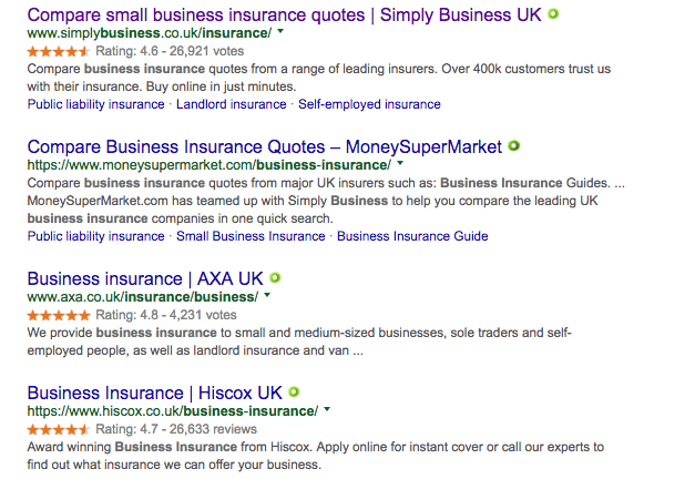 How to get organic stars in SERPS